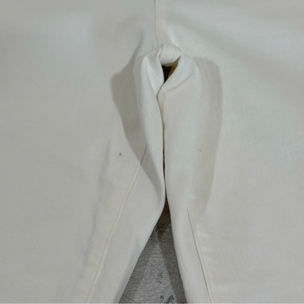 Madewell The Petite Perfect Vintage Wide-Leg Crop Jean in Tile White - Sz - 28P - Picture 13 of 14
